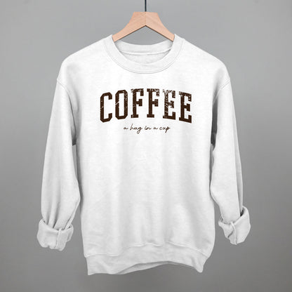Coffee (A Hug In A Cup) Funny Sweatshirt in White – Ivy + Cloth