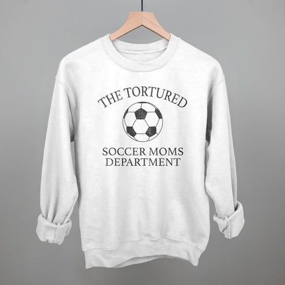 The Tortured Soccer Moms Department Funny Sweatshirt in White – Ivy + Cloth