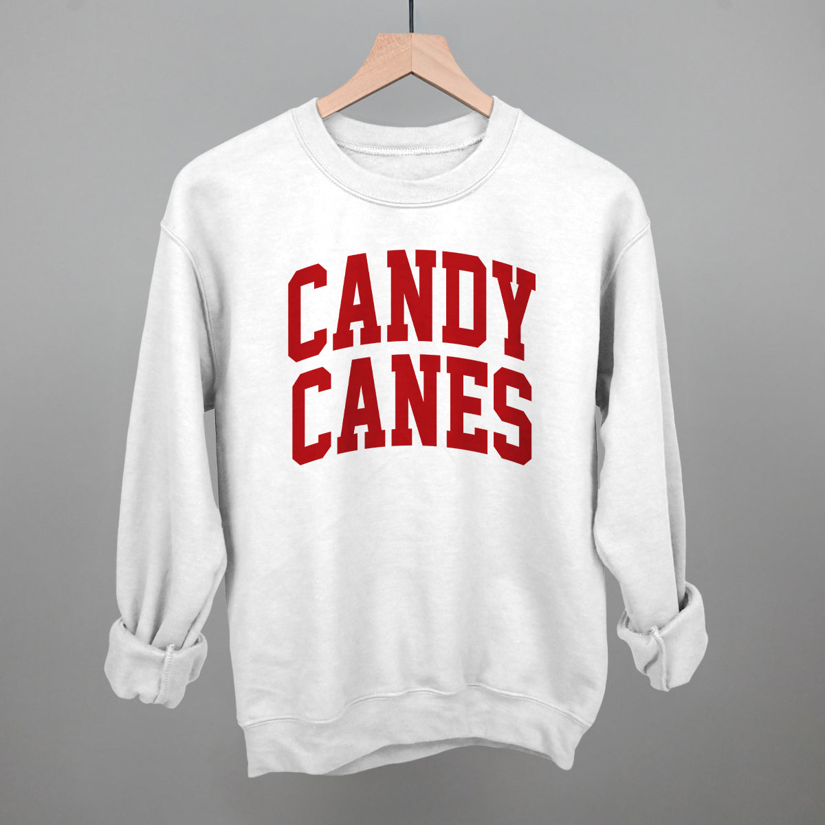 Candy Canes Arch Funny Sweatshirt in White – Ivy + Cloth