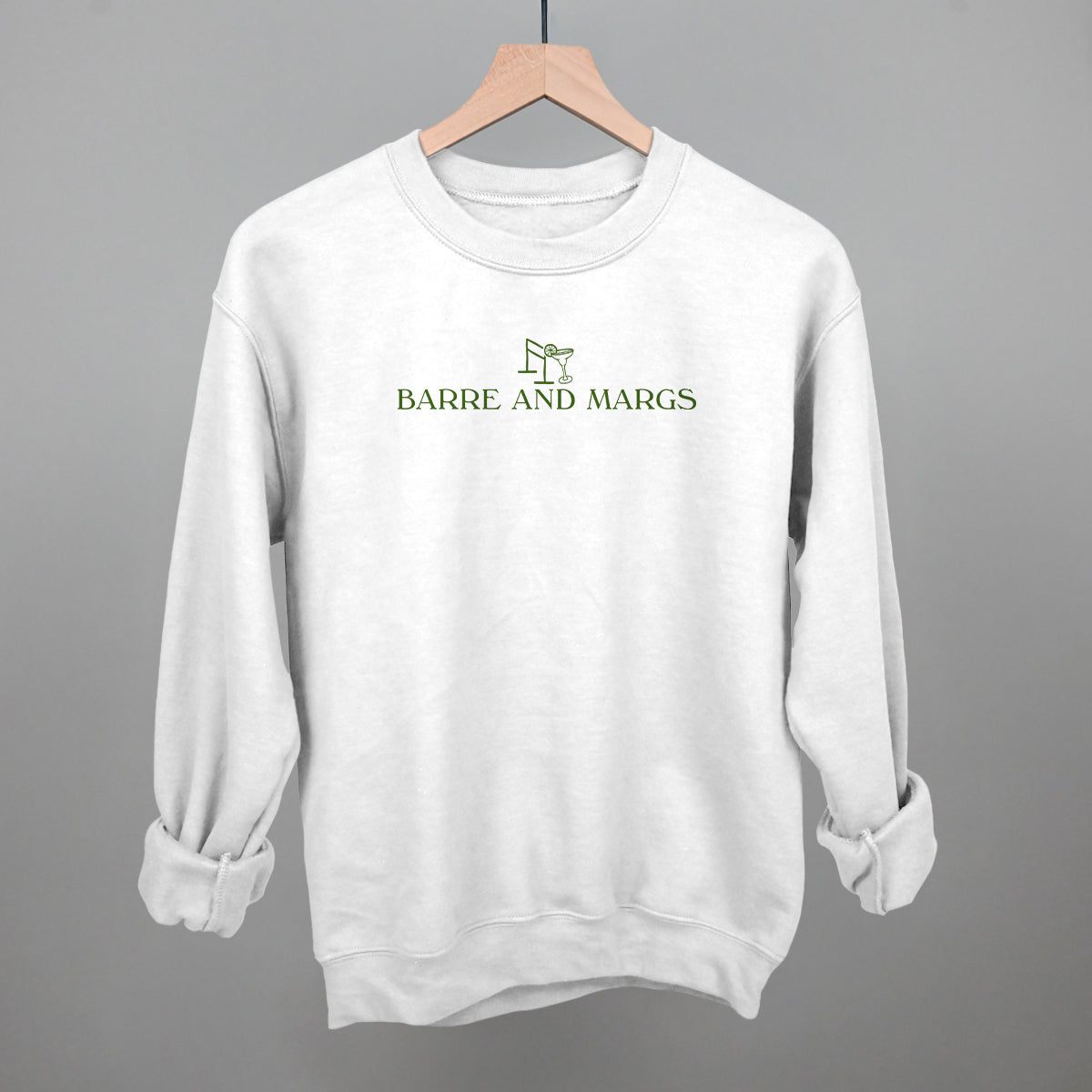 Barre And Margs Funny Sweatshirt in White – Ivy + Cloth