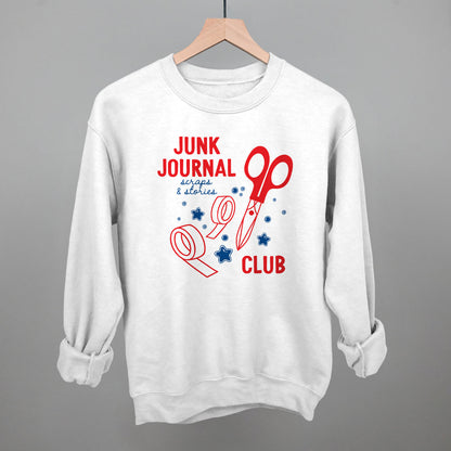 Junk Journal Club Funny Sweatshirt in White – Ivy + Cloth