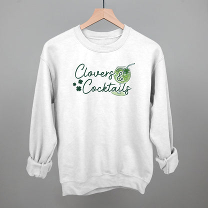 Clovers & Cocktails Funny Sweatshirt in White – Ivy + Cloth