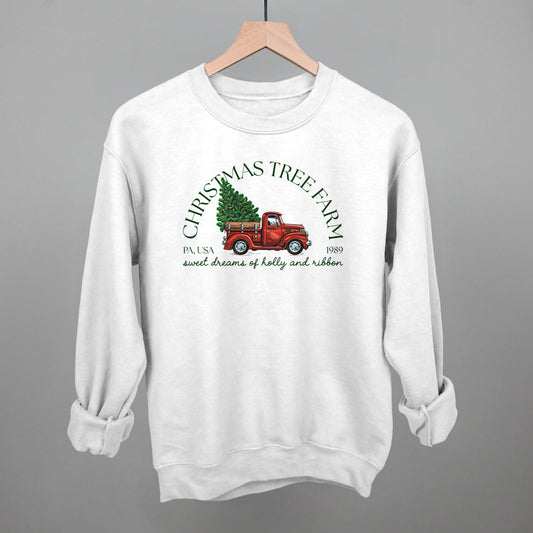 Christmas Tree Farm 1989 Funny Sweatshirt in White – Ivy + Cloth