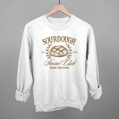 Sourdough Social Club Funny Sweatshirt in White – Ivy + Cloth
