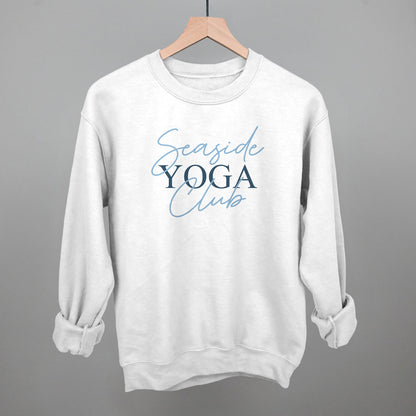 Seaside Yoga Club Funny Sweatshirt in White – Ivy + Cloth