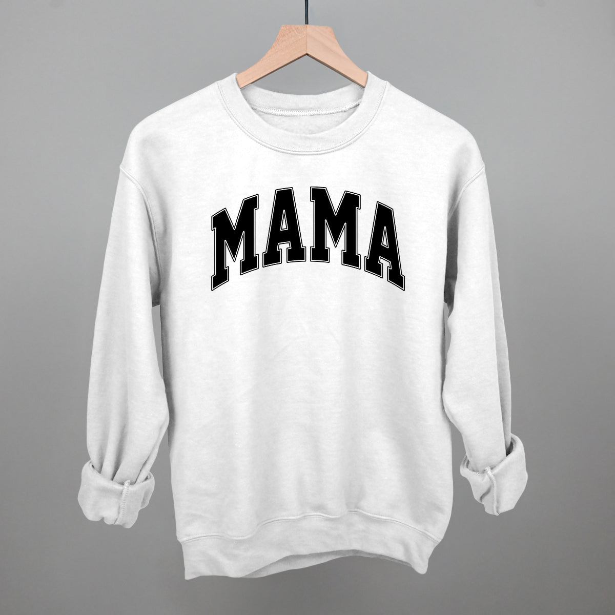 Mama graphic crewneck sweatshirt in White