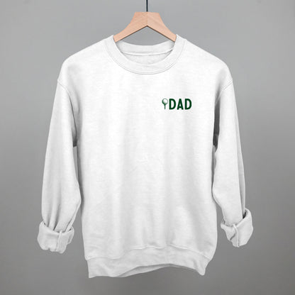 Golf Dad graphic crewneck sweatshirt in White