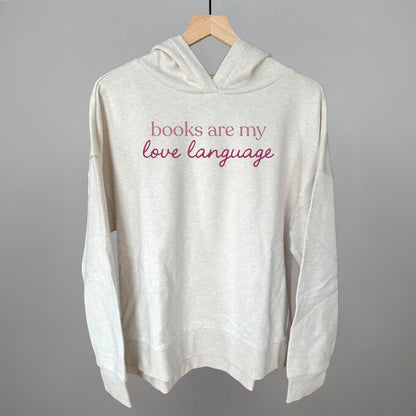 Books Are My Love Language graphic top in Heather Almond