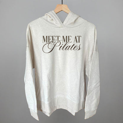 Meet Me At Pilates Funny Terry Hoodie in Heather Almond – Ivy + Cloth