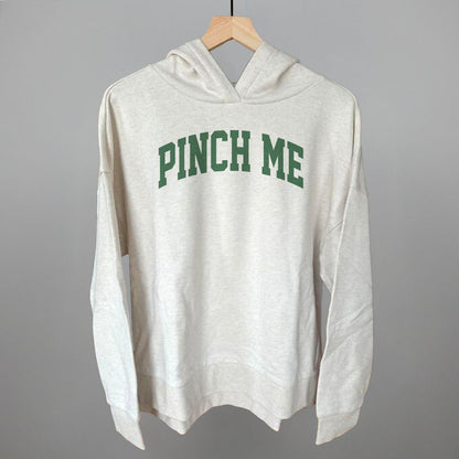 Pinch Me Arch Funny Terry Hoodie in Heather Almond – Ivy + Cloth