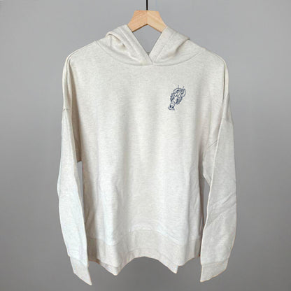 Lobster Coastal graphic top in Heather Almond