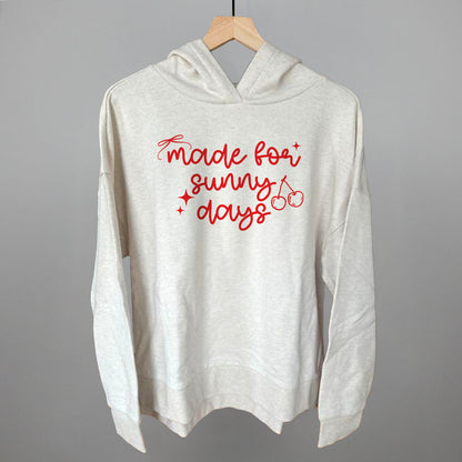 Made For Sunny Days Summer graphic top in Heather Almond