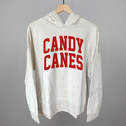 Candy Canes Arch Funny Terry Hoodie in Heather Almond – Ivy + Cloth