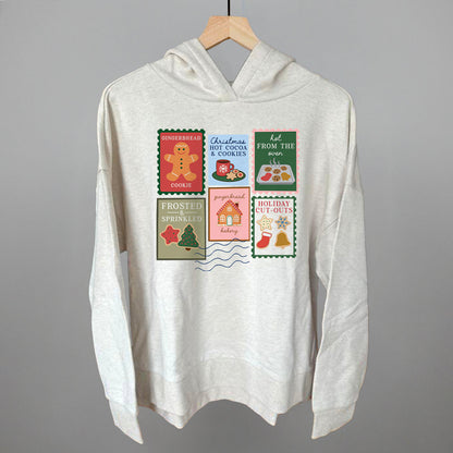 Christmas Cookie Stamps Funny Terry Hoodie in Heather Almond – Ivy + Cloth