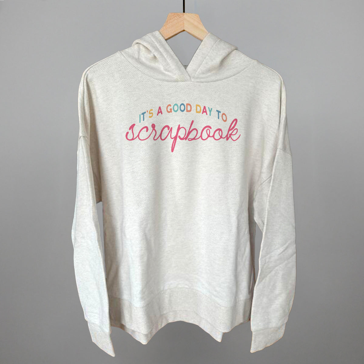 It's A Good Day To Scrapbook graphic top in Heather Almond
