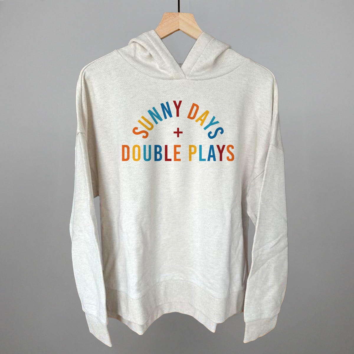 Sunny Days and Double Plays Baseball graphic top in Heather Almond