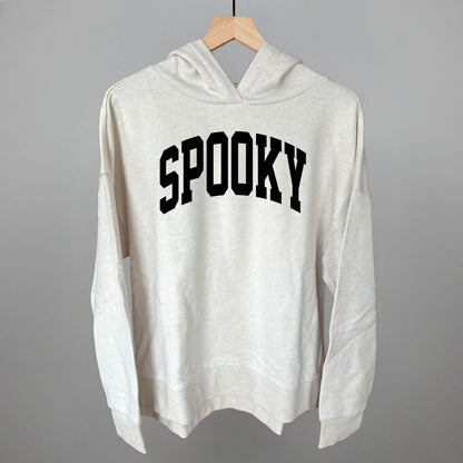Spooky Halloween graphic top in Heather Almond