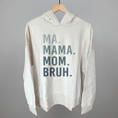 Ma Mama Mom Bruh graphic top in Heather Almond