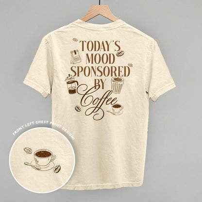 Mood Sponsored By Coffee graphic top in Ivory