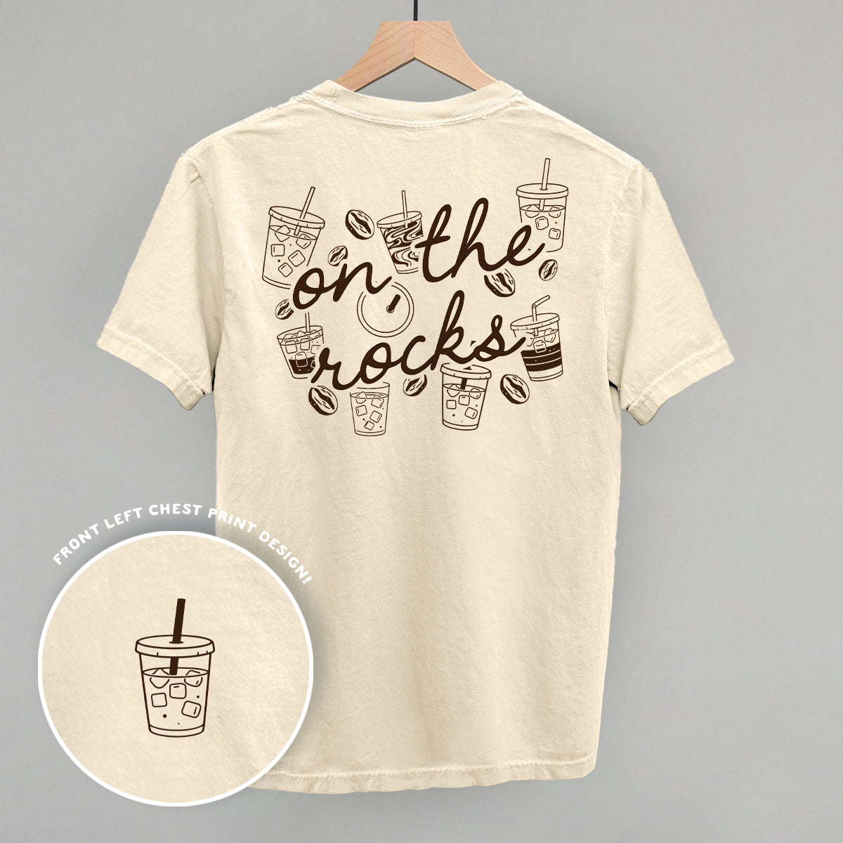 The Rocks Iced Coffee Lover graphic top in Ivory
