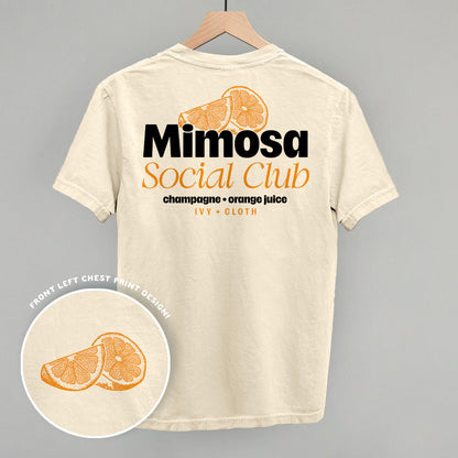 Mimosa Social Club (Back Print) Funny Comfort Colors T-Shirt in Ivory – Ivy + Cloth