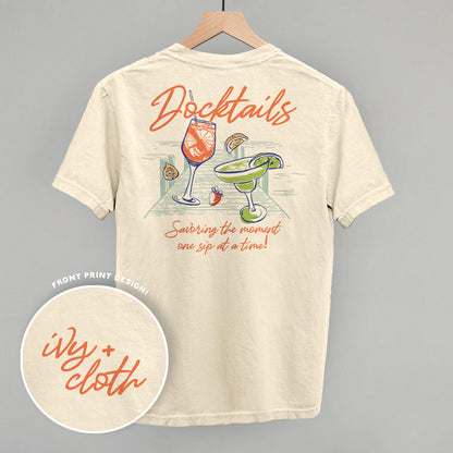 Docktails (Back Print) Funny Comfort Colors T-Shirt in Ivory – Ivy + Cloth