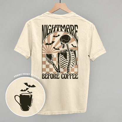 Nightmare Before Coffee (Back Print) Funny Comfort Colors T-Shirt in Ivory – Ivy + Cloth