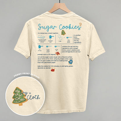 Sugar Cookie Recipe (Back Print) Funny Comfort Colors T-Shirt in Ivory – Ivy + Cloth