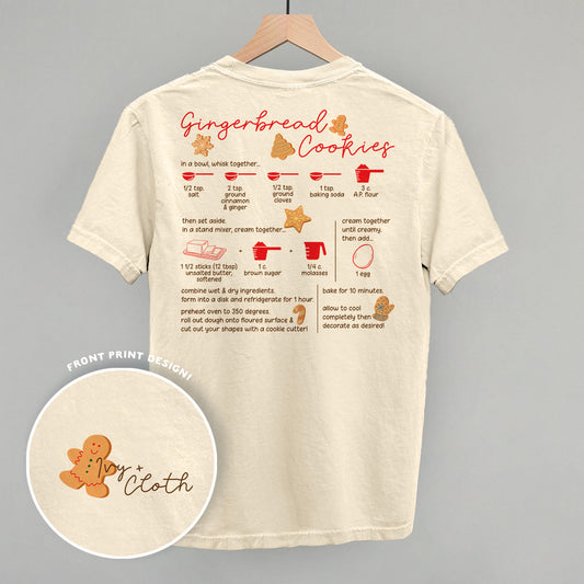 Gingerbread Cookie Recipe (Back Print) Funny Comfort Colors T-Shirt in Ivory – Ivy + Cloth