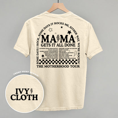 The Motherhood Tour (Back Print) Funny Comfort Colors T-Shirt in Ivory – Ivy + Cloth