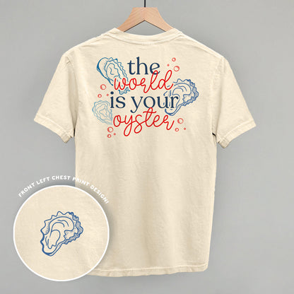 The World Is Your Oyster Doodles (Back Print) Funny Comfort Colors T-Shirt in Ivory – Ivy + Cloth