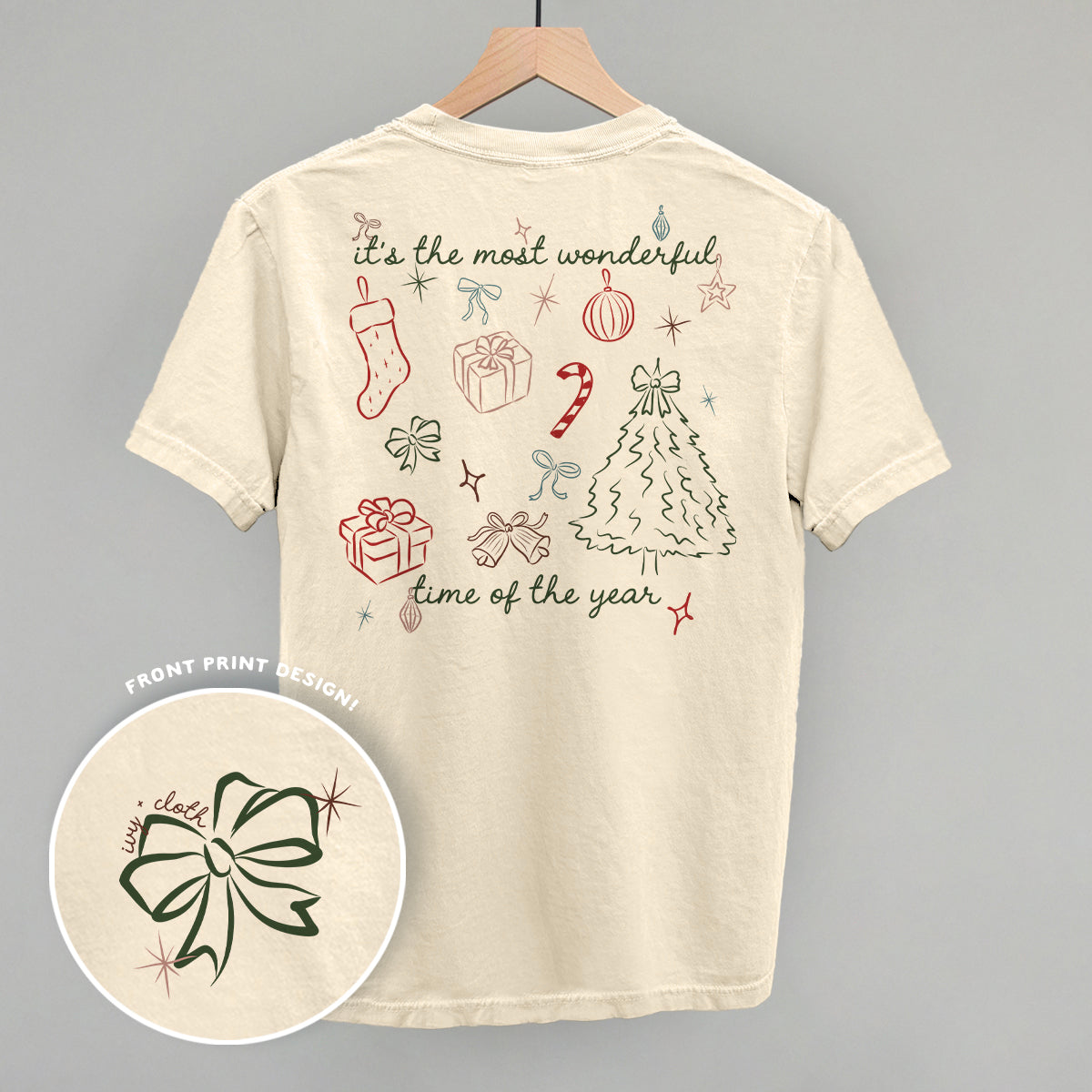 Wonderful Time Doodles (Back Print) Funny Comfort Colors T-Shirt in Ivory – Ivy + Cloth