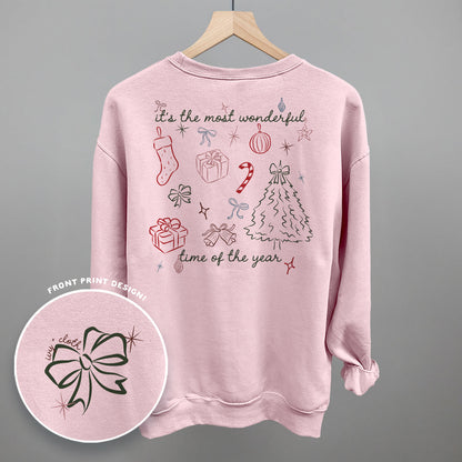 Wonderful Time Doodles (Back Print) Funny Shirt & Sweatshirt in Light Pink – Ivy + Cloth