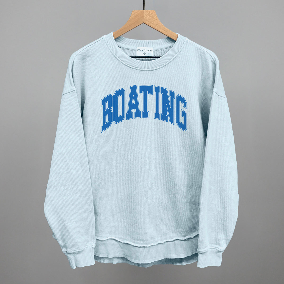 Boating Lake Life graphic top in Nantucket Breeze