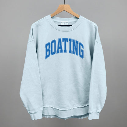 Boating Lake Life graphic top in Nantucket Breeze