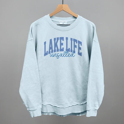 Lake Life Unsalted graphic top in Nantucket Breeze