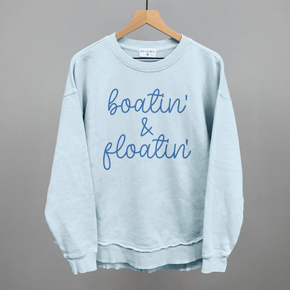Boatin' & Floatin' Funny Oversized Terry Poncho in Nantucket Breeze – Ivy + Cloth