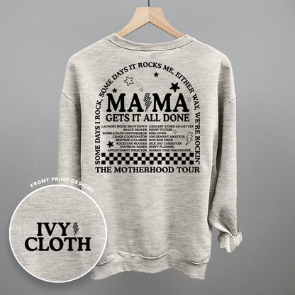 The Motherhood Tour (Back Print) Funny Sweatshirt in Oatmeal – Ivy + Cloth