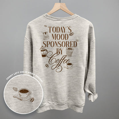 Mood Sponsored By Coffee graphic top in Oatmeal