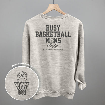 Busy Basketball Moms Club (Back Print) Funny Sweatshirt in Oatmeal – Ivy + Cloth