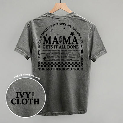 The Motherhood Tour (Back Print) Funny Comfort Colors T-Shirt in Pepper – Ivy + Cloth