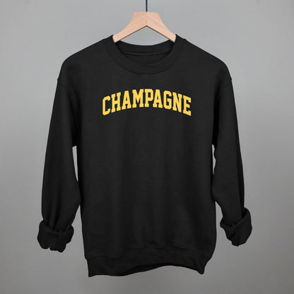 Champagne Arch Funny Sweatshirt in Black – Ivy + Cloth