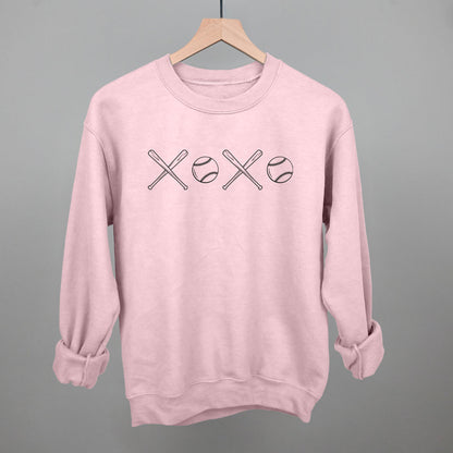 XOXO (Baseball) Funny Sweatshirt in Light Pink – Ivy + Cloth