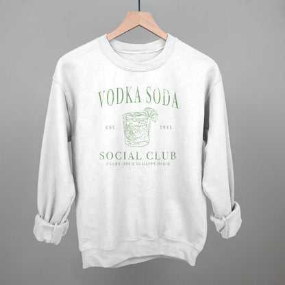Vodka Soda Social Club Funny Sweatshirt in White – Ivy + Cloth