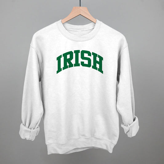 Irish Collegiate Funny Sweatshirt in White – Ivy + Cloth