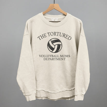 The Tortured Volleyball Moms Department Funny Oversized Terry Poncho in Tapioca – Ivy + Cloth