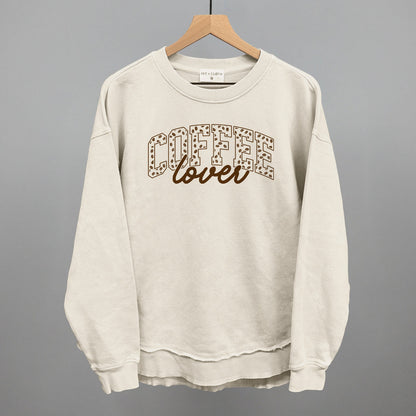Coffee Lover graphic top in Tapioca