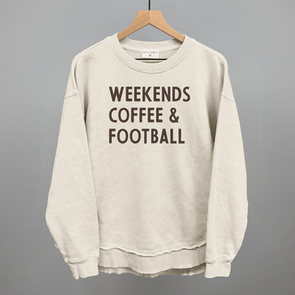 Weekends, Coffee and Football graphic top in Tapioca
