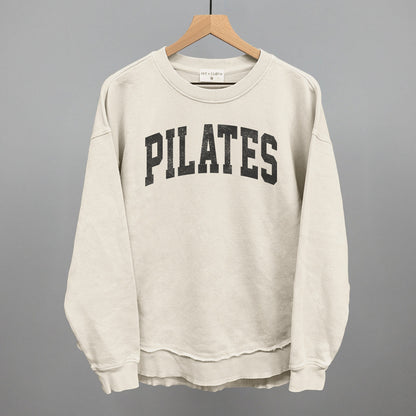 Pilates Arch Funny Oversized Terry Poncho in Tapioca – Ivy + Cloth