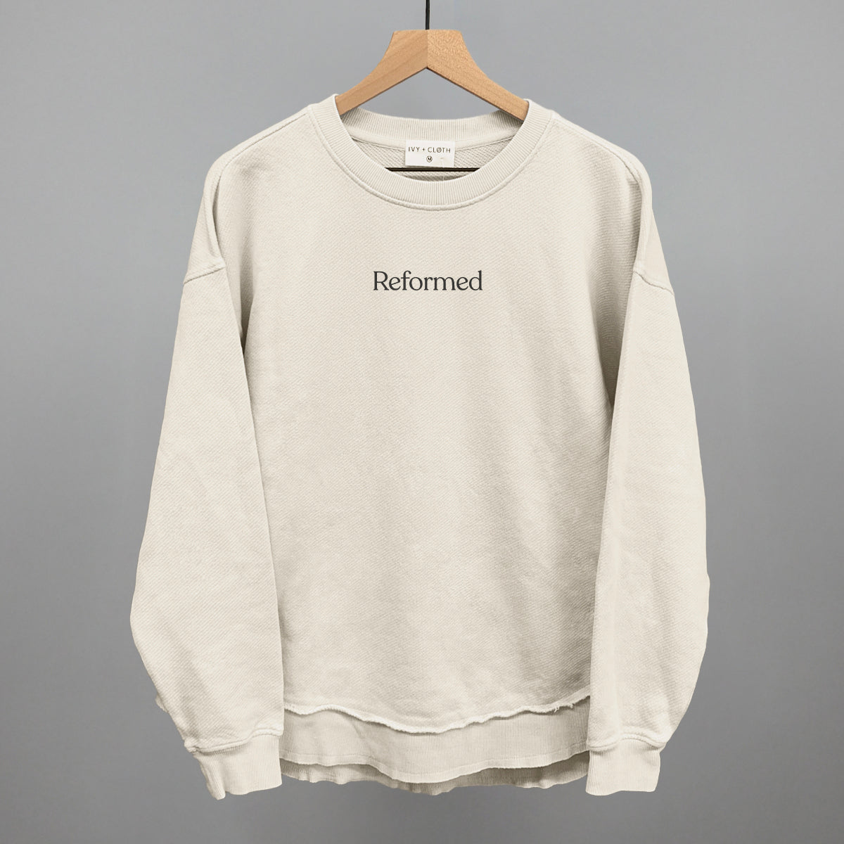 Reformed Pilates graphic top in Tapioca